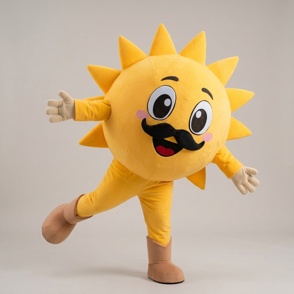 Sunny Mustache Sun