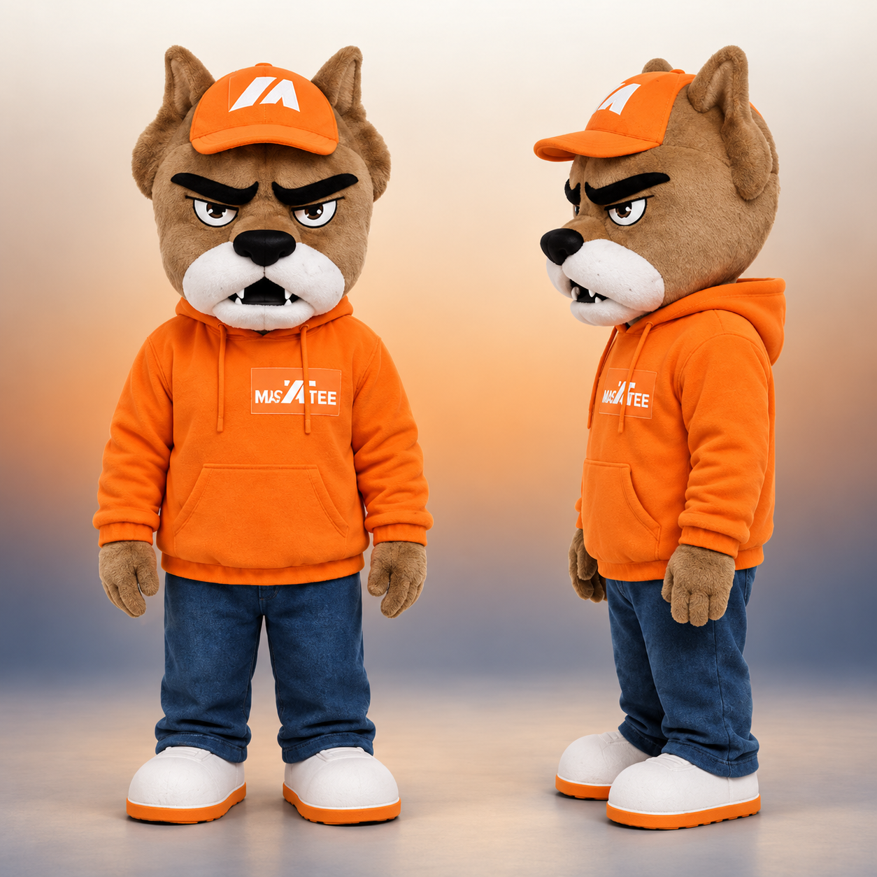Custom Bulldog Mascot Costume